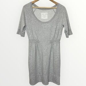 PURE+GOOD Anthropologie Gray Sweatshirt Mini Dress, Medium